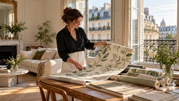 Idées accrocheuses pour donner vie à vos murs avec du papier peint moderne